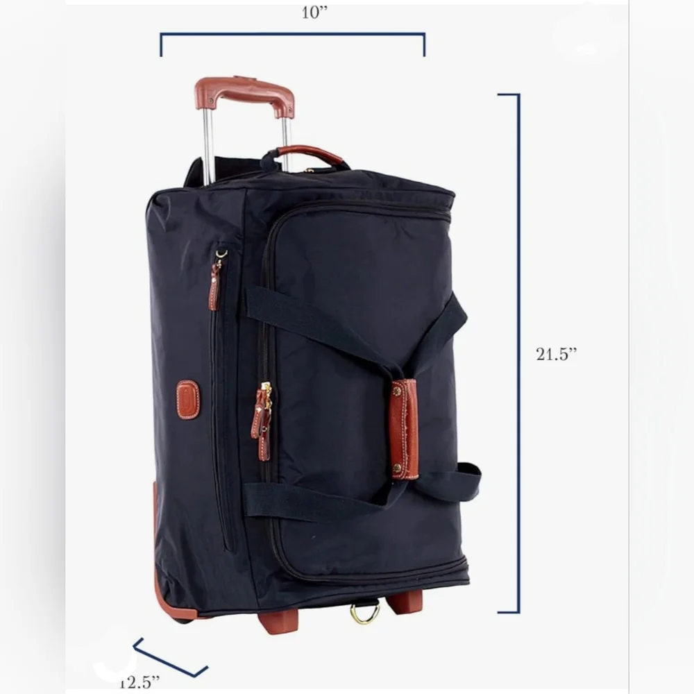 Rolling Duffel Bag - 21 Inch Carry On Travel Bag for Men and Women - Lux…